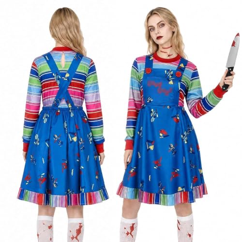 Costume Clown Halloween Fille Effrayant