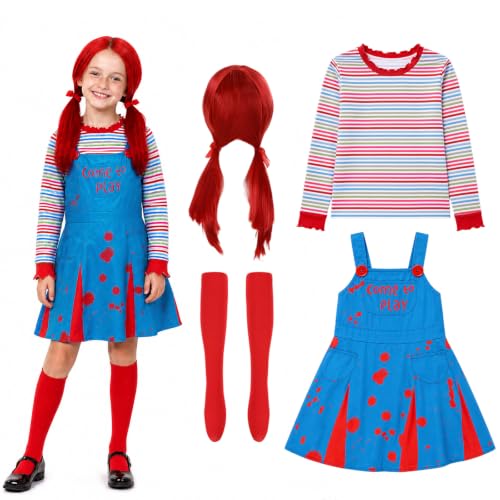 Costume de poupée tueuse pour fille - Costume dHalloween ave