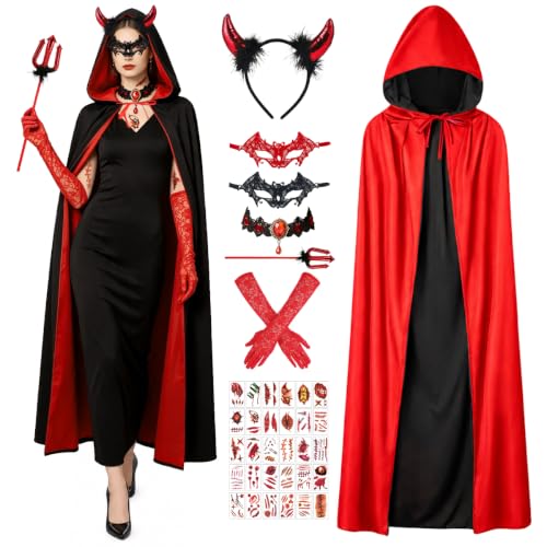 Costume de Diable pour Femme, Déguisement Diable Femme Hallo