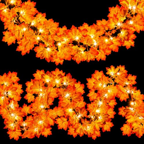 Guirlande LED Feuilles d’Automne