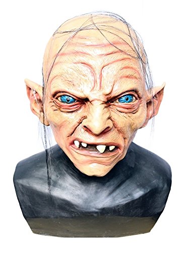 shoperama Masque en latex de qualité alimentaire - Gollum - 