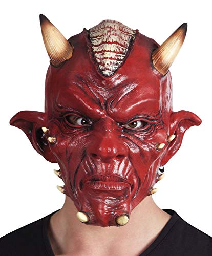 Boland - Masque en latex Diable à cornes pour adultes