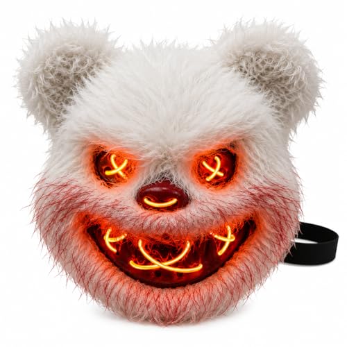 TK Gruppe Timo Klingler Masque LED Teddy pour Halloween - Co