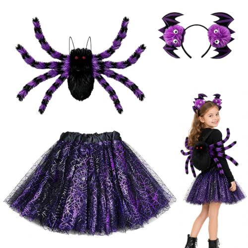 Deguisement Araignee Enfant, Costume Araignée Enfant Fille, 