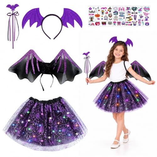 Déguisement Chauve-Souris Fille LED
