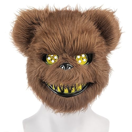 ZZOUFI Masque dHalloween effrayant pour adultes et enfants, 