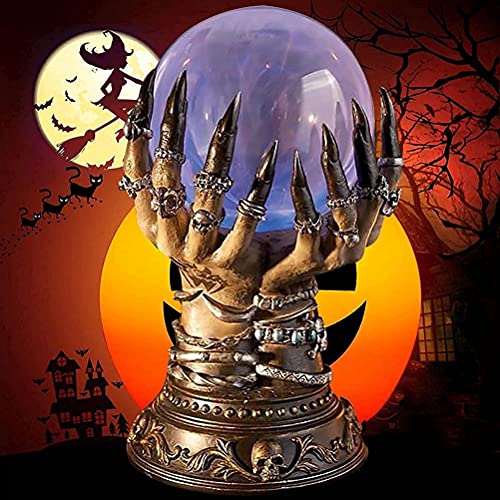 OVAQUIXI Boule de Cristal Tactile 8,7 Pouces Décor dhallowee
