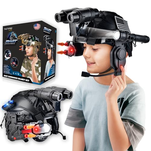 Tactipro Ensemble de soldat de police pour enfants avec casq