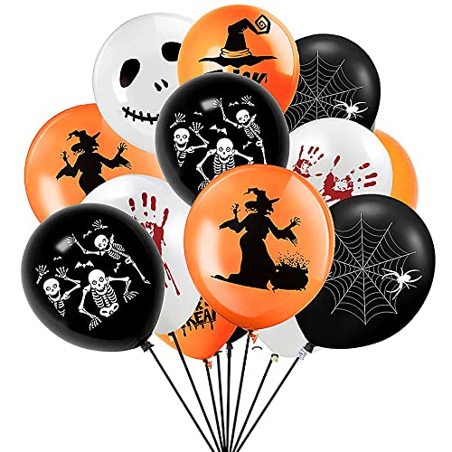 DOJoykey Lot de 30 ballons de décoration pour fête dHallowee