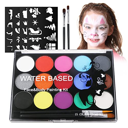 URAQT Peinture Corporelle pour Le Visage,Palette de Maquilla