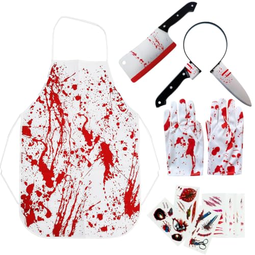 KQLHLHDYZ Déguisement Boucher Halloween pour Homme Femme | D