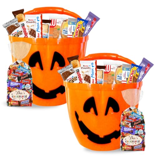 HALLOWEEN - 2 lots de 30 Chocolats et 11 Biscuits Individuel