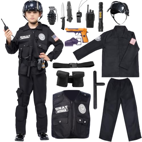 Spooktacular Creations Costume dofficier Halloween Swat fais