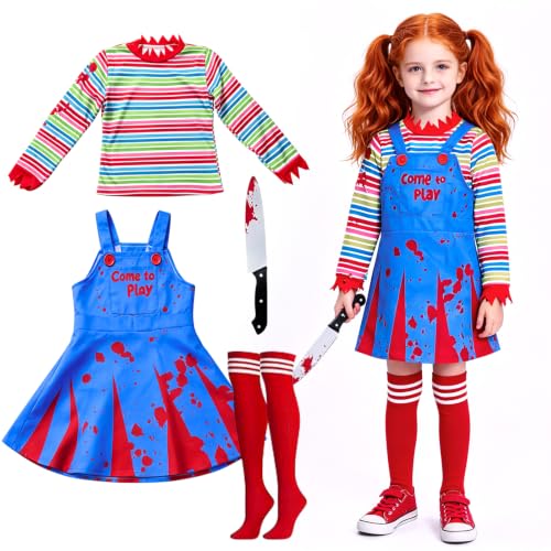 Costume Poupée Horreur Fille: Déguisement Halloween avec Rob