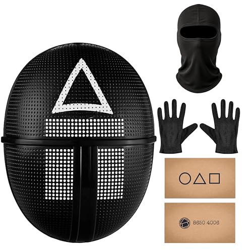 Balinco Masque The Game + cagoule + gants noirs + 1x carte d
