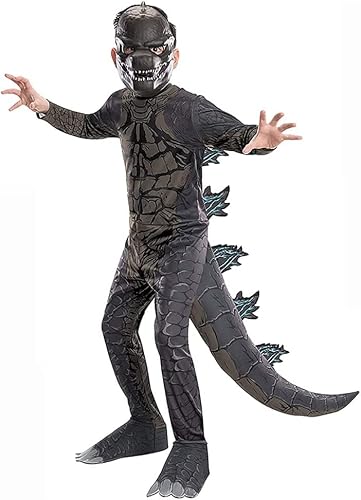 Enfant Classique Godzilla Costume, Roi des Monstres, pour Co