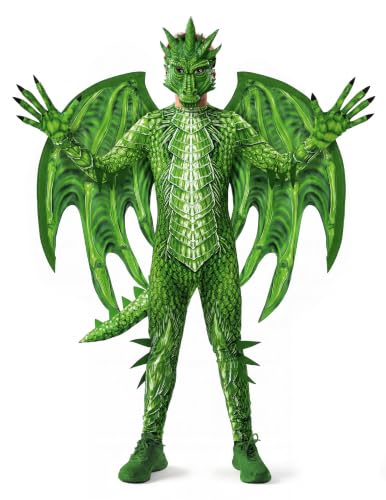 Spooktacular Creations Costume de Dragon Vert dHalloween pou