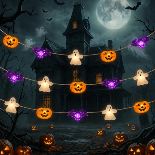Guirlande Halloween 2m 20 LED décorative