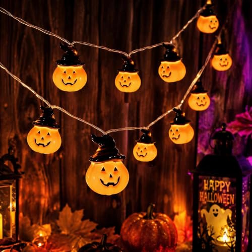 Guirlande LED Citrouilles Halloween