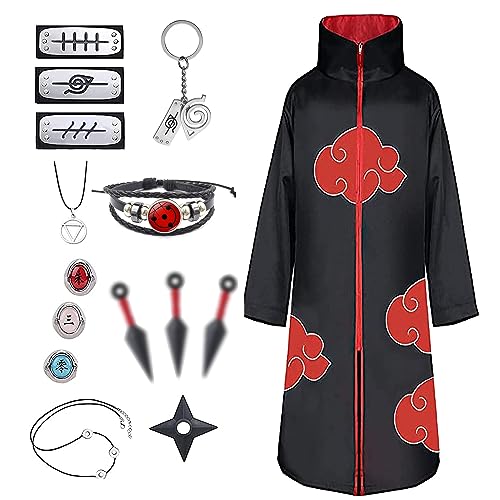 JMOCD Déguisement Akatsuki Hidan Itachi Costume Halloween Ad