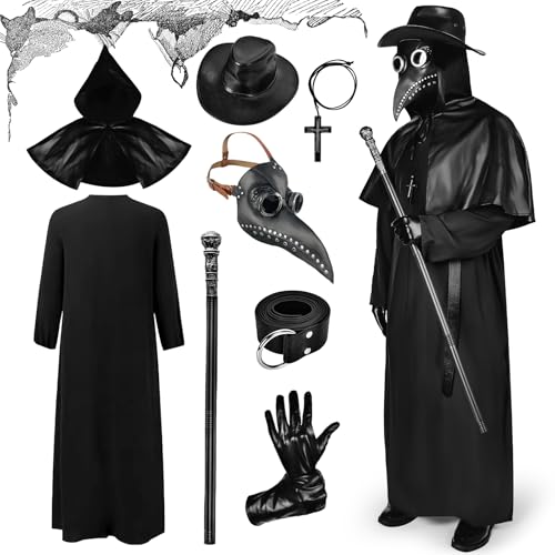 Ulikey Déguisement de Docteur de Pest, Costume de Docteur de