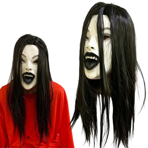 MIFKLMV Masques dhalloween,Masque Effrayant Latex Masque,Mas
