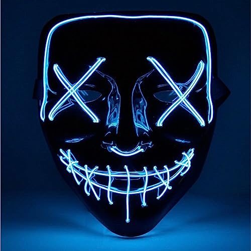 TK Gruppe Timo Klingler Masque dhorreur à LED - comme de Pur