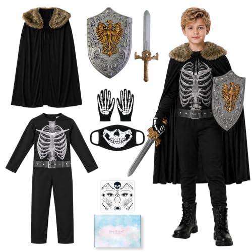 Déguisement Chevalier Squelette Enfant XL