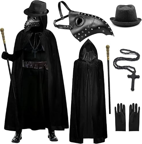 Costume Médecin de la Peste Deguisement Adulte Halloween Dég