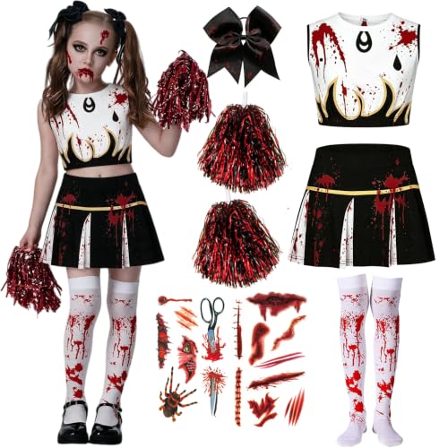 Hamanasu Costume Pom-Pom Girl Zombie Robe Zombie Cheerleader