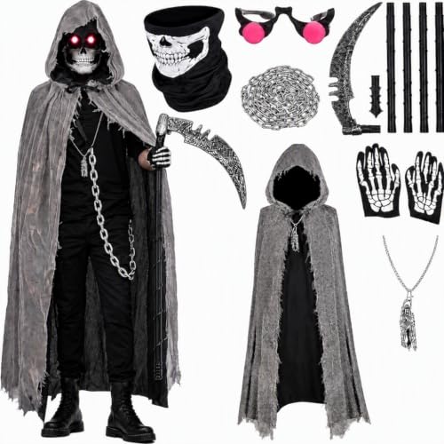 Yiantai Déguisement Faucheuse Enfant Halloween, Costume dHal